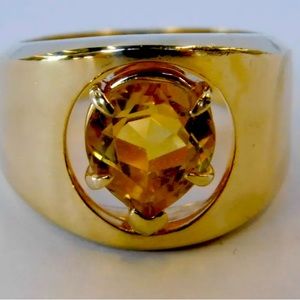 💕💍 14K Citrine Ring 💕🎄